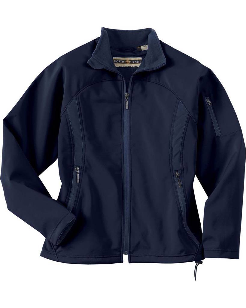 78034 North End Ladies Three-Layer Fleece Bonded Performance Soft Shell Jacket 78034 North End Ladies Three-Layer Fleece Bonded Performance Soft Shell Jacket
