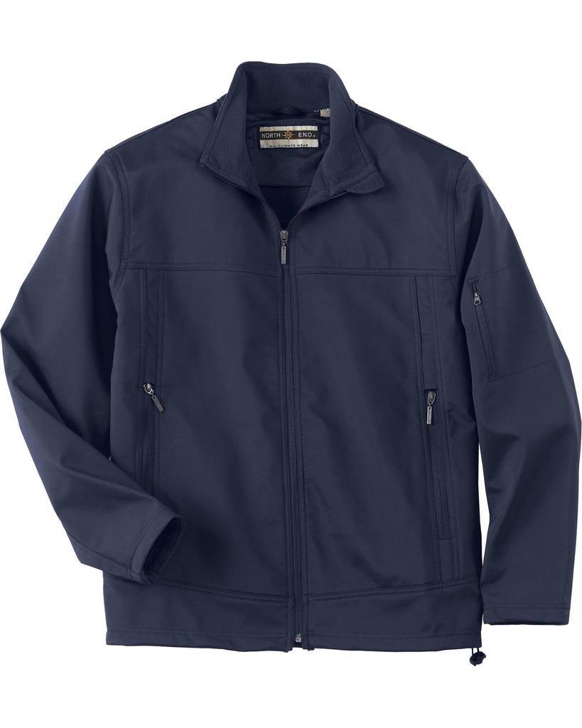 88099 North End Mens Three-Layer Fleece Bonded Performance Soft Shell Jacket 88099 North End Mens Three-Layer Fleece Bonded Performance Soft Shell Jacket