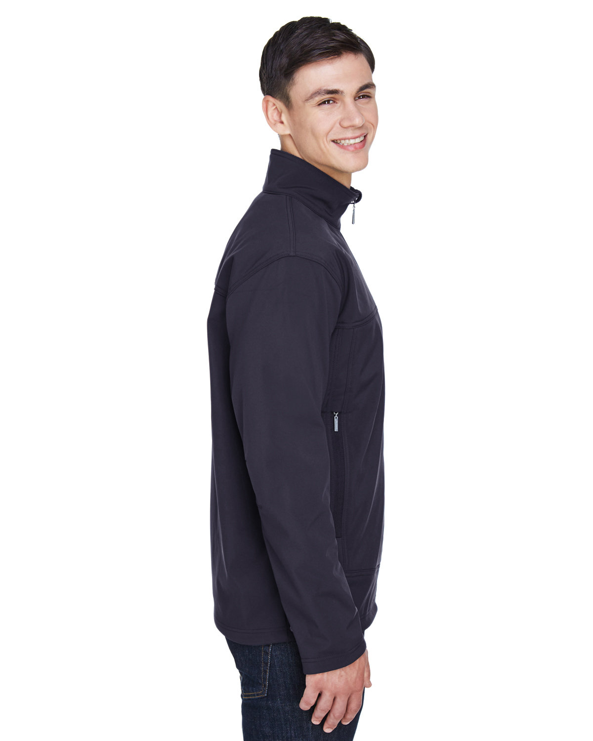 88099 North End Mens Three-Layer Fleece Bonded Performance Soft Shell Jacket - Siide Image