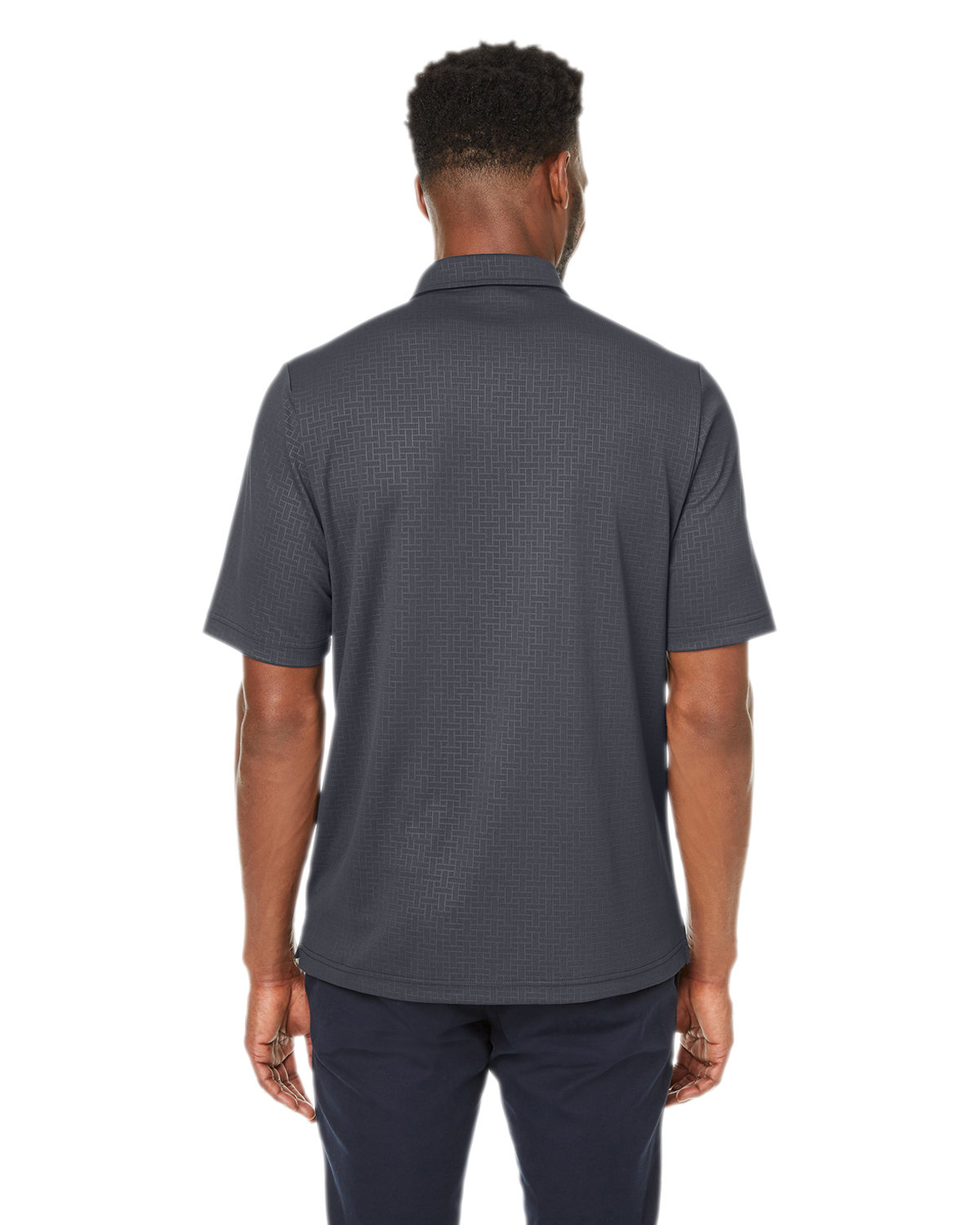 NE102 North End Mens Replay Recycled Polo - Back Image