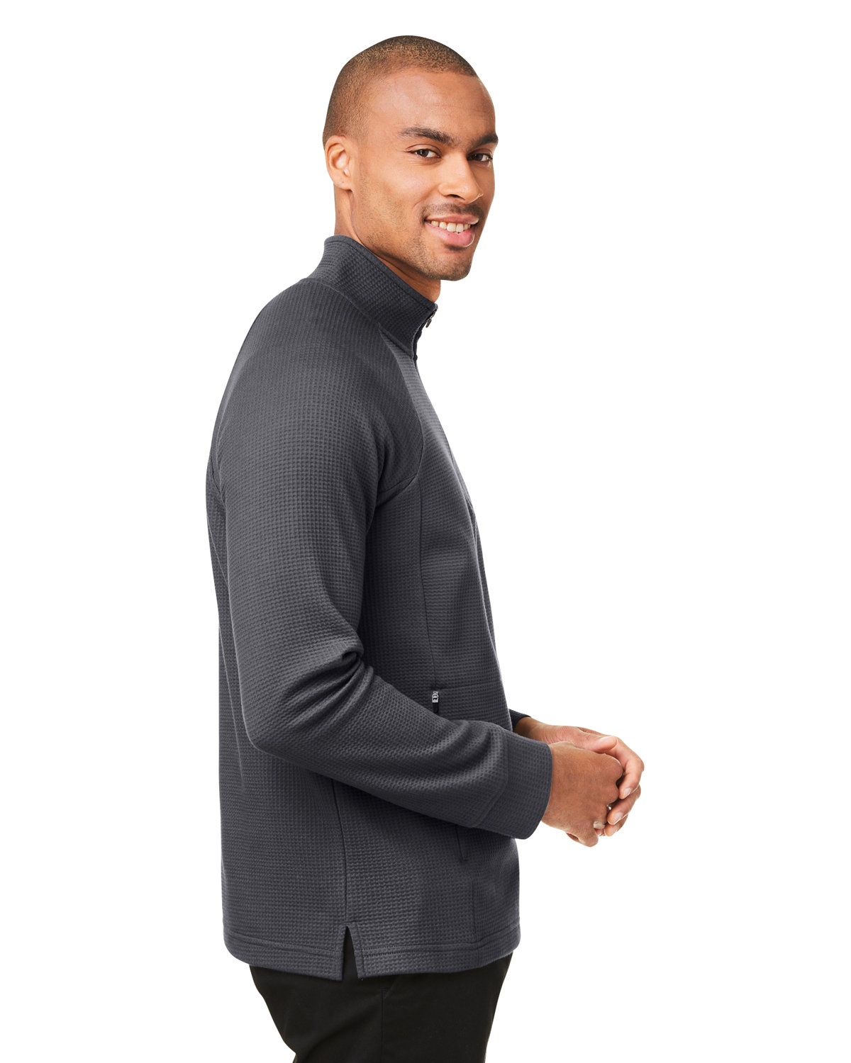 NE200 North End Mens Rhythm Waffle Pullover - Siide Image