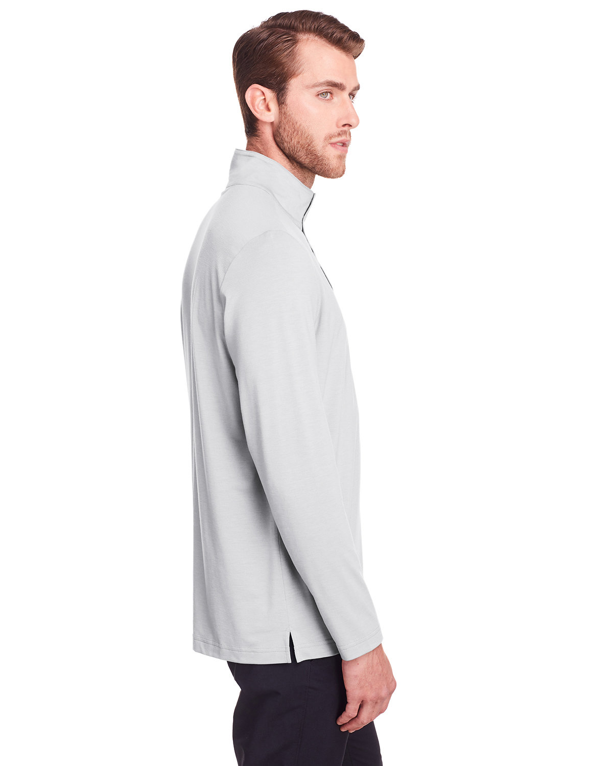 NE400 North End Mens Jaq Snap-Up Stretch Performance Pullover - Siide Image