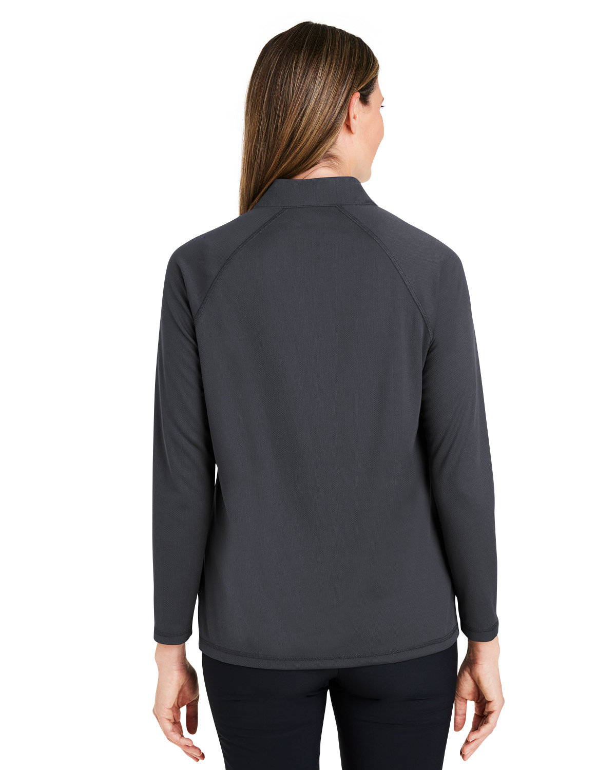 NE410W North End Ladies Revive coolcore Quarter-Zip - Back Image
