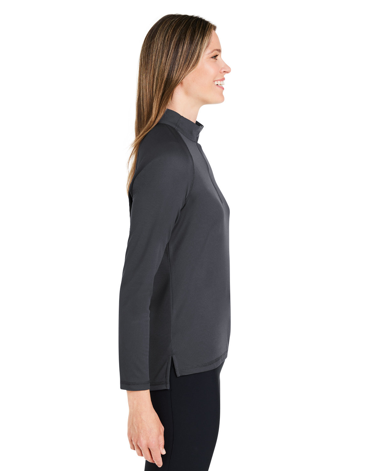 NE410W North End Ladies Revive coolcore Quarter-Zip - Siide Image