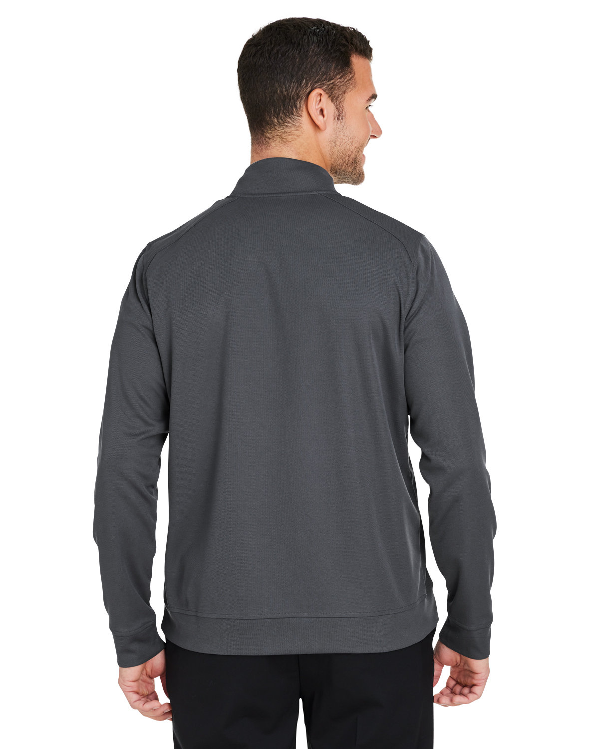 NE412 North End Mens Express Tech Performance Quarter-Zip - Back Image