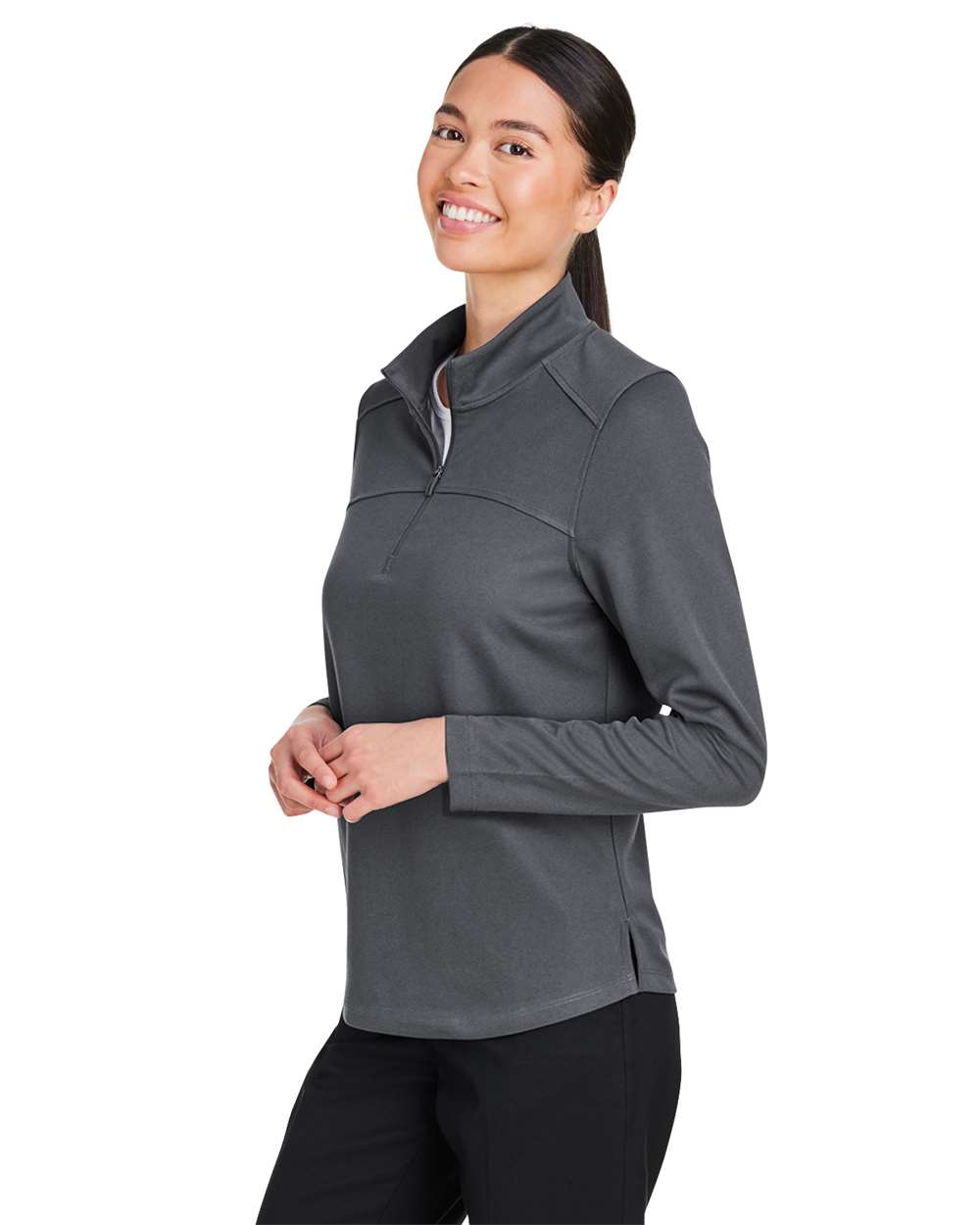 NE412W North End Ladies Express Tech Performance Quarter-Zip NE412W North End Ladies Express Tech Performance Quarter-Zip - Siide Image