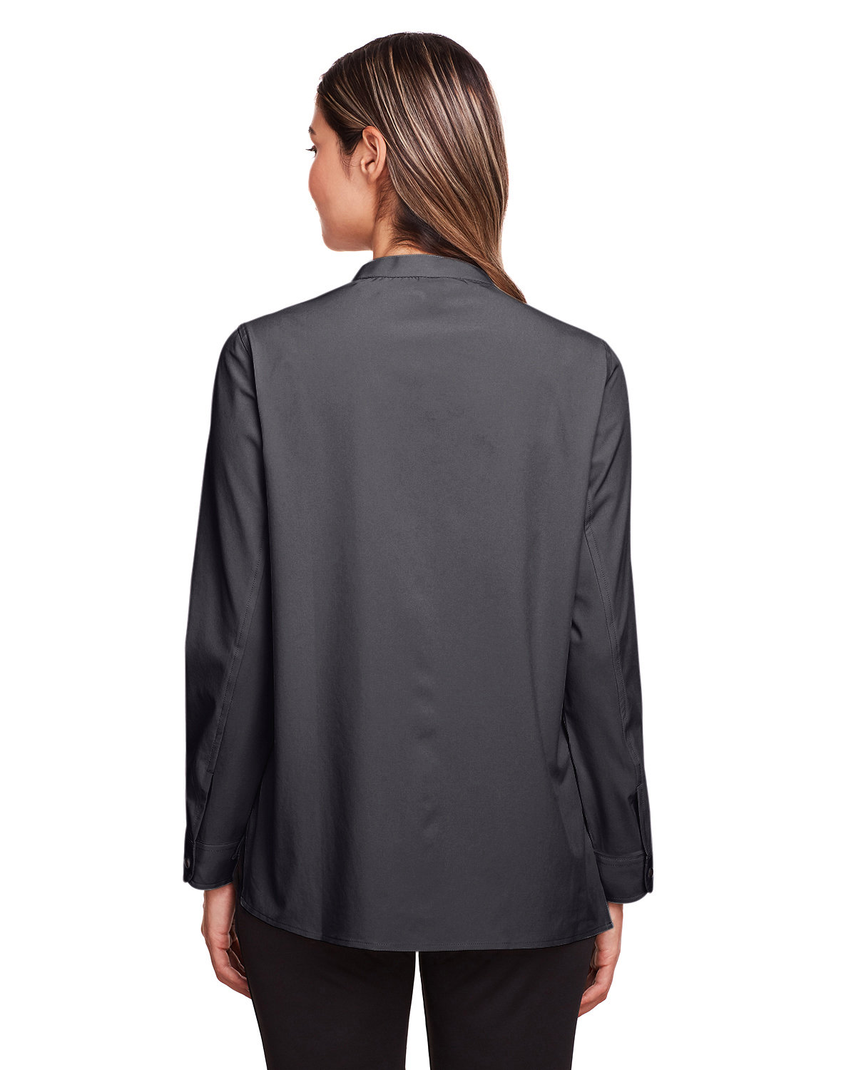 NE500W North End Ladies Borough Stretch Performance Shirt - Back Image