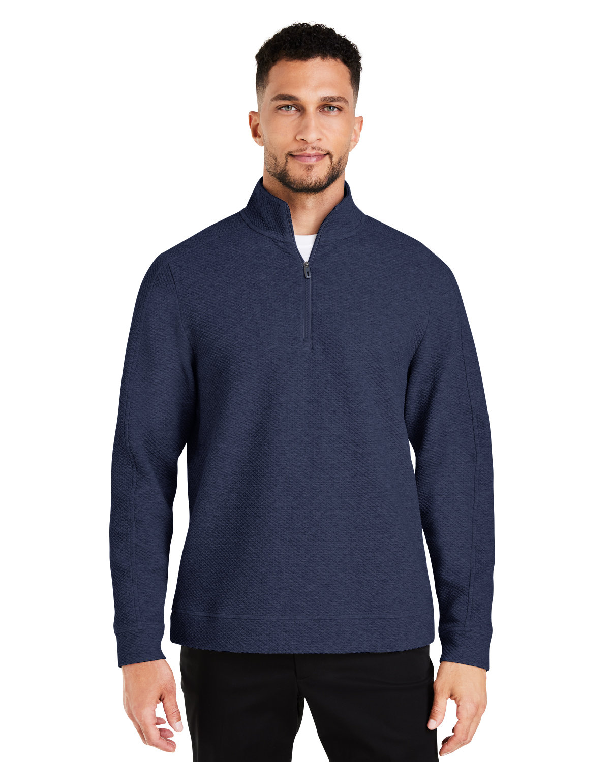 NE725 North End Mens Spirit Textured Quarter-Zip