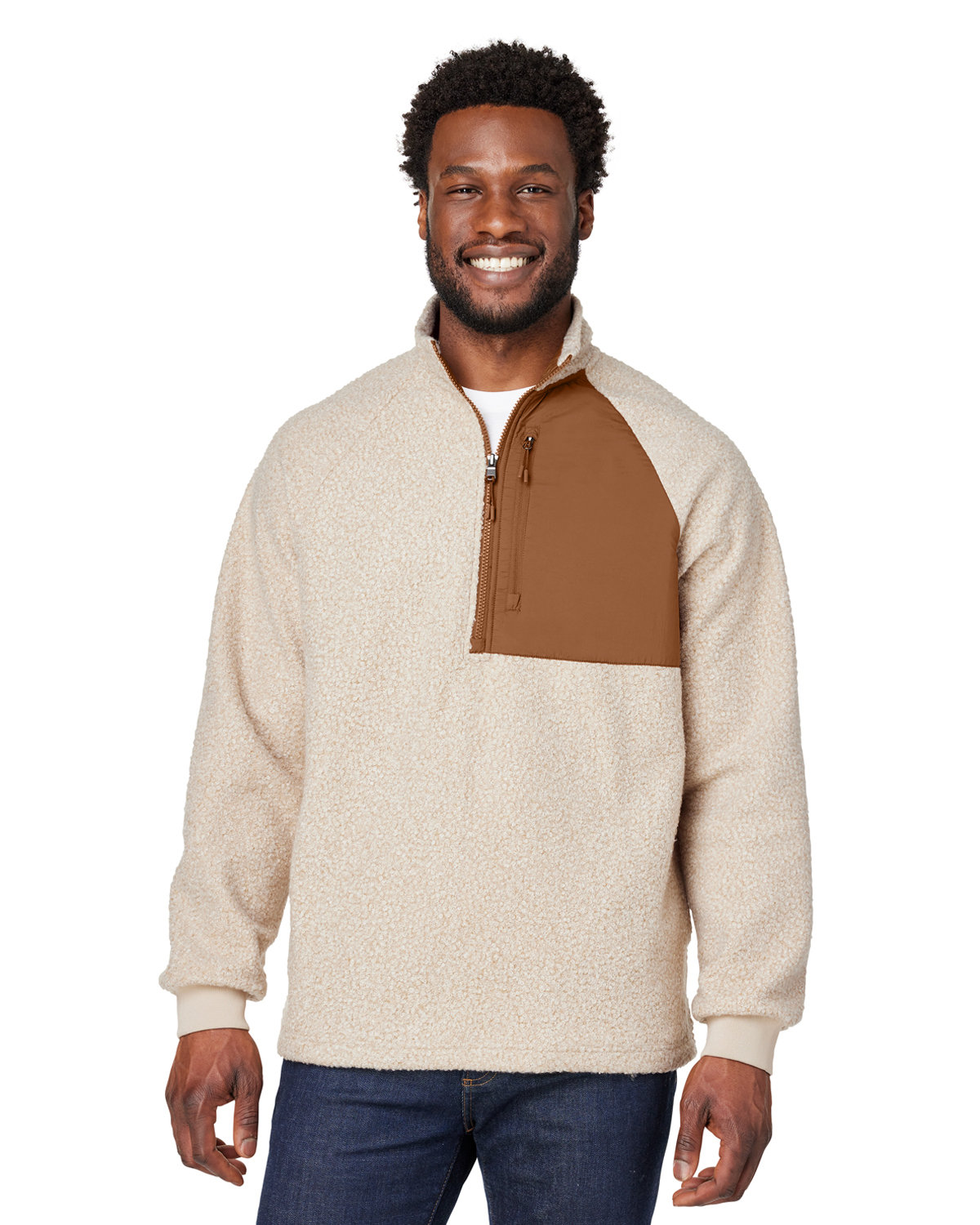 NE713 North End Mens Aura Sweater Fleece Quarter-Zip NE713 North End Mens Aura Sweater Fleece Quarter-Zip