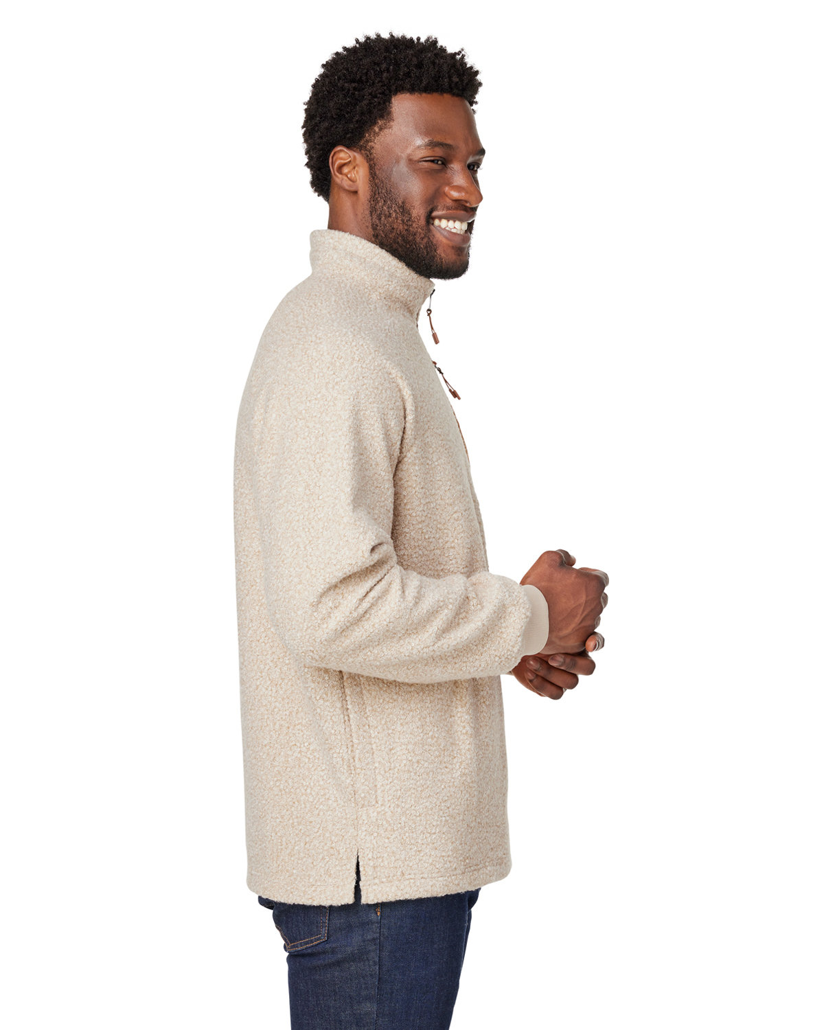 NE713 North End Mens Aura Sweater Fleece Quarter-Zip NE713 North End Mens Aura Sweater Fleece Quarter-Zip - Siide Image