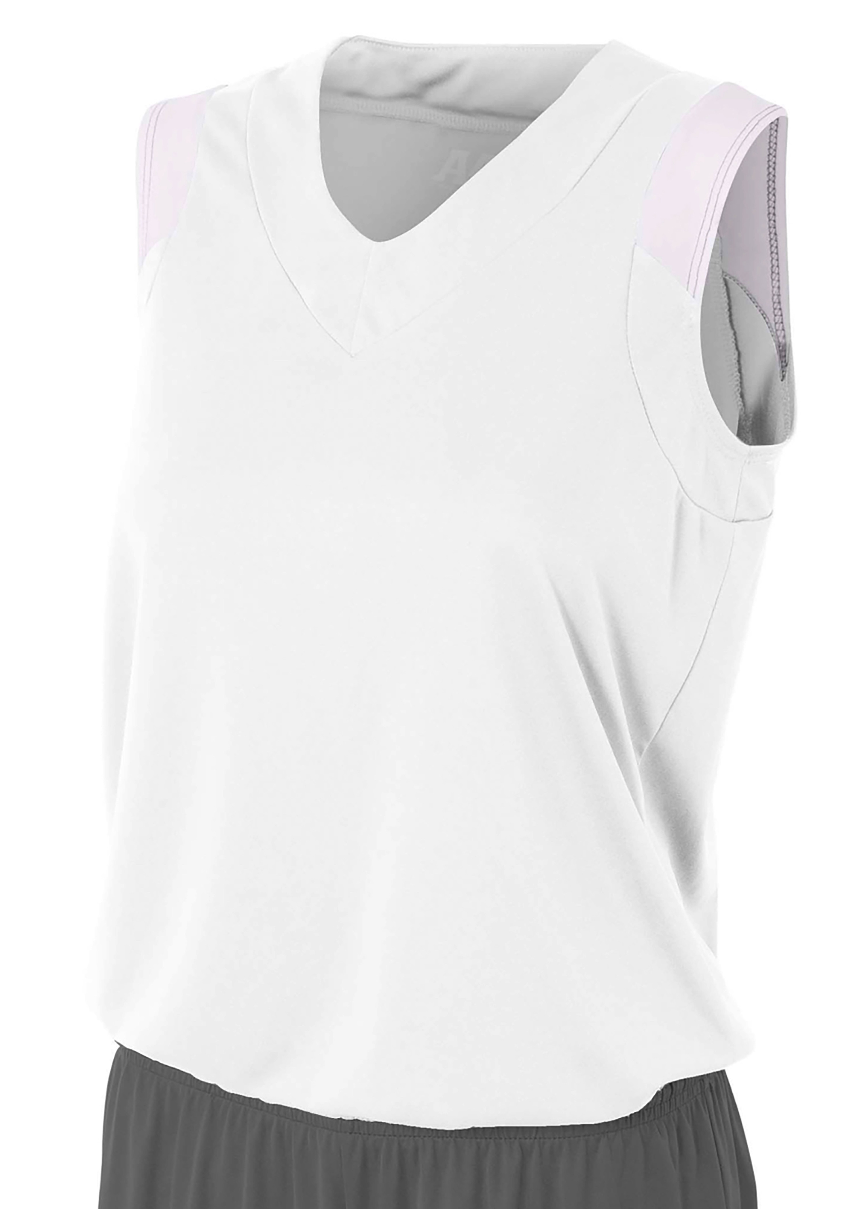 NW2340 A4 Ladies Moisture Management V Neck Muscle Shirt NW2340 A4 Ladies Moisture Management V Neck Muscle Shirt