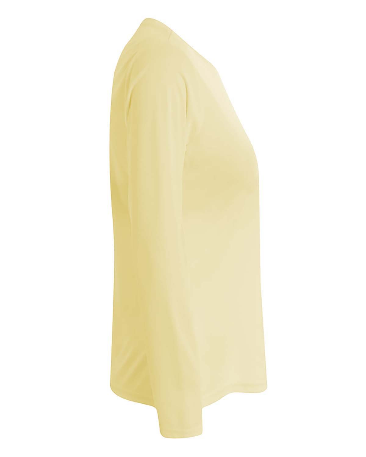 NW3002 A4 Ladies Long Sleeve Cooling Performance Crew Shirt - Siide Image