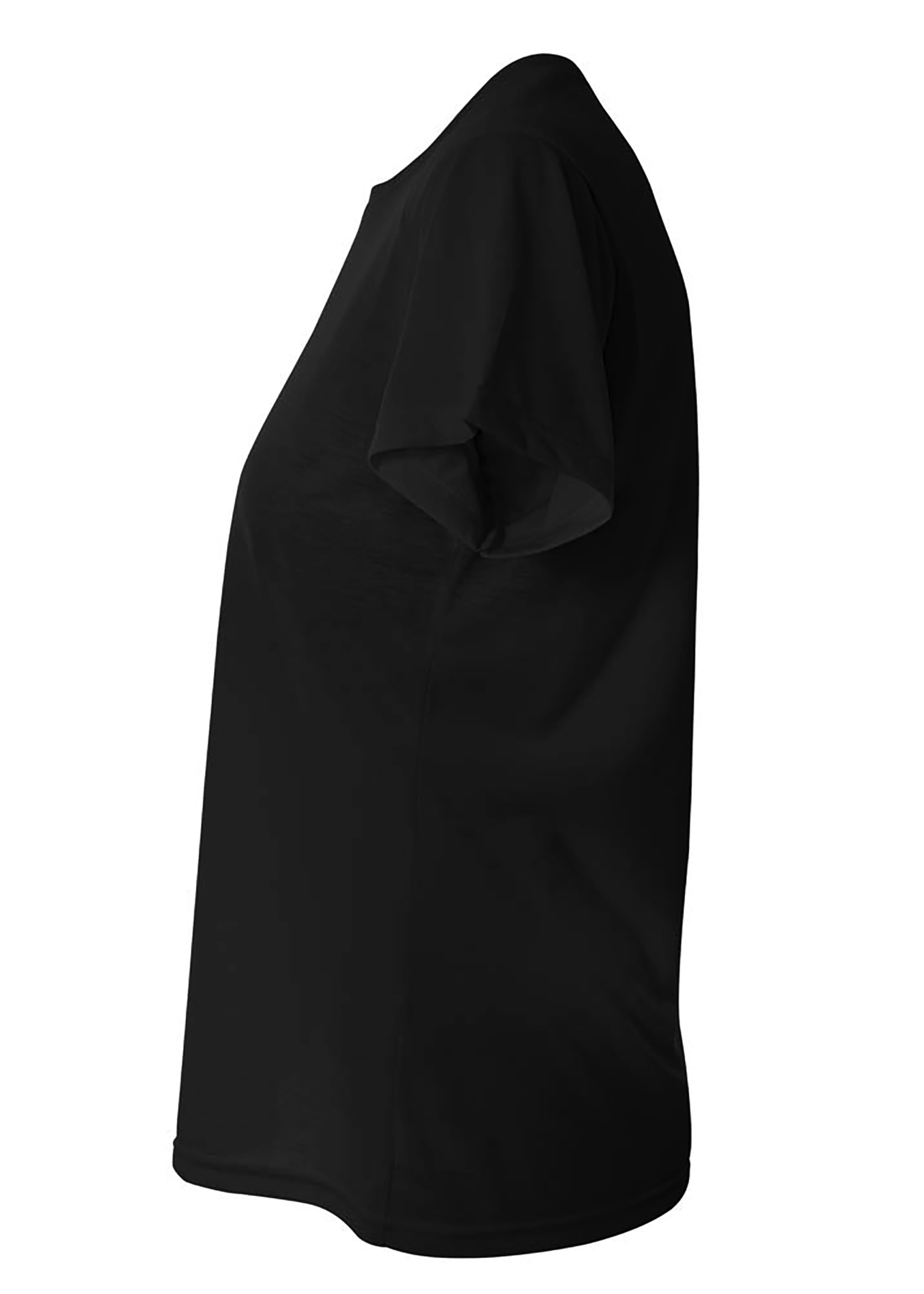 NW3264 A4 Ladies Shorts Sleeve Spun Poly T-Shirt - Siide Image