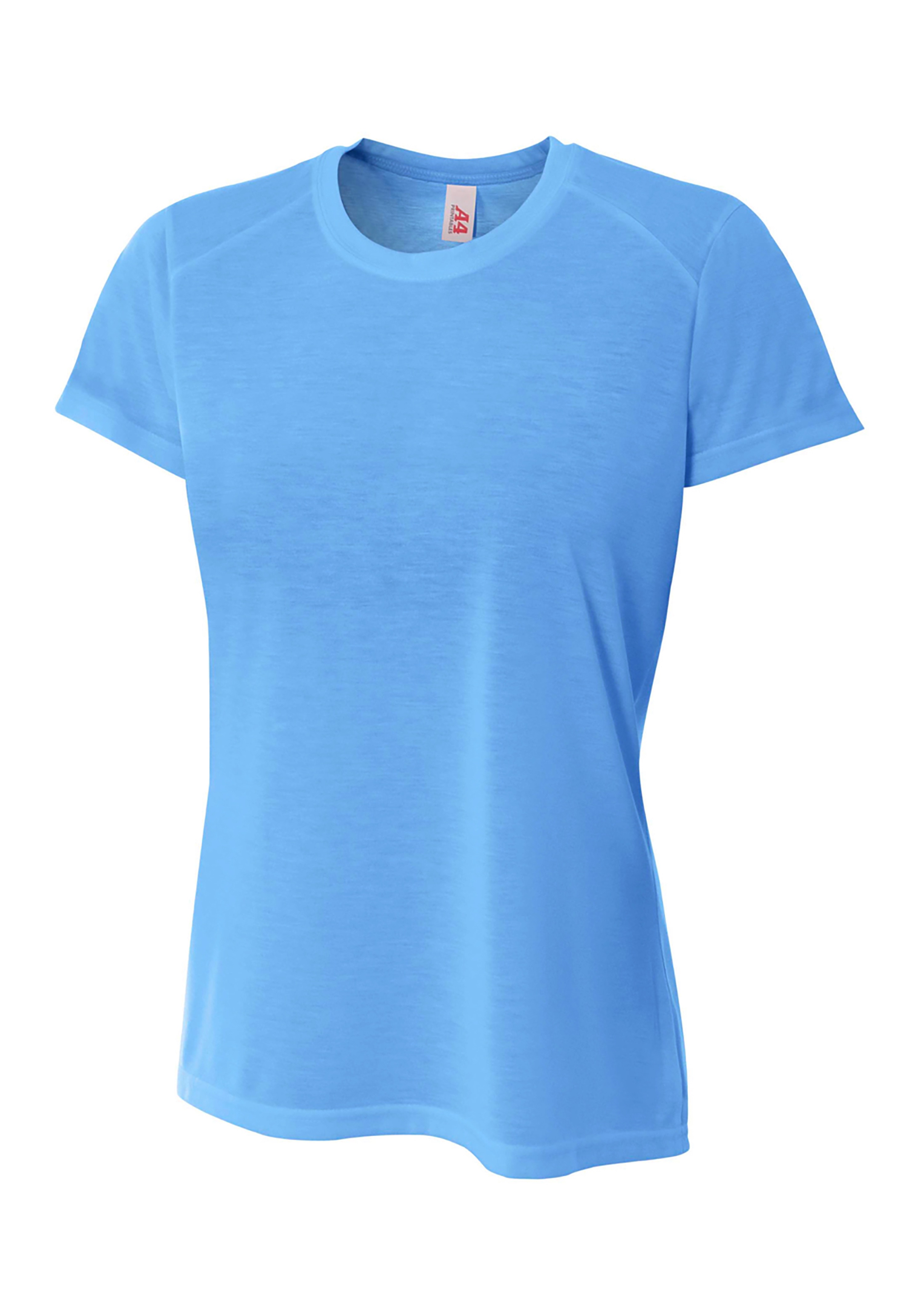 NW3264 A4 Ladies Shorts Sleeve Spun Poly T-Shirt