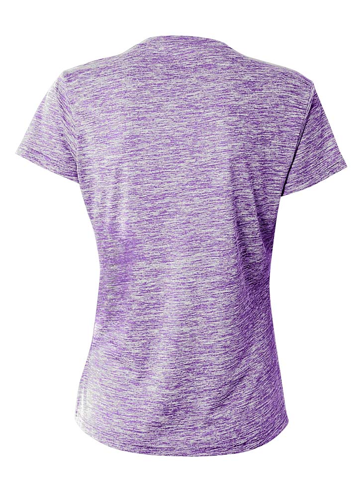 NW3296 A4 Ladies Space Dye Tech T-Shirt NW3296 A4 Ladies Space Dye Tech T-Shirt - Back Image