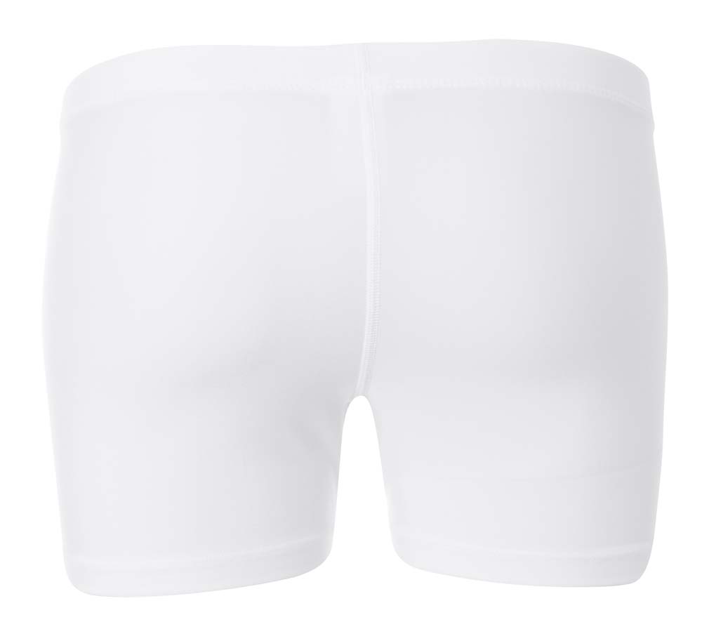 NW5313 A4 Ladies 4" Inseam Compression Shorts NW5313 A4 Ladies 4" Inseam Compression Shorts - Back Image