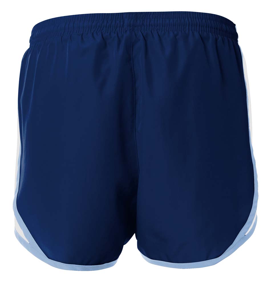 NW5341 A4 Ladies 3" Speed Shorts - Back Image