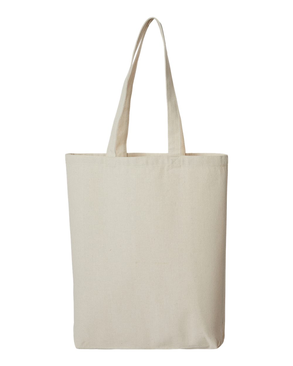 OAD106R OAD Midweight Recycled Cotton Gusseted Tote - Back Image