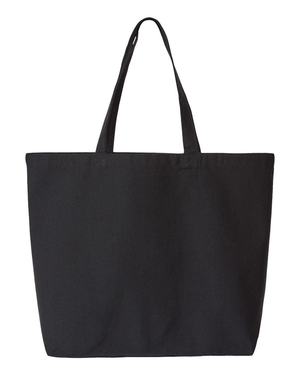 OAD108R OAD Jumbo Recycled Midweight Gusseted Canvas Tote - Back Image
