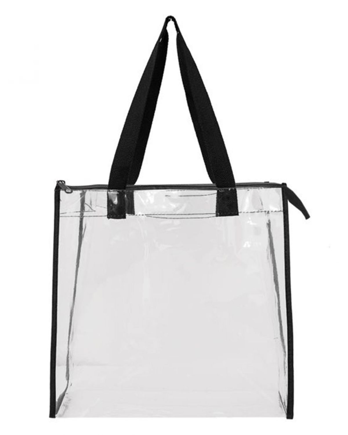 OAD5006 OAD Clear Zippered Tote with Full Gusset OAD5006 OAD Clear Zippered Tote with Full Gusset