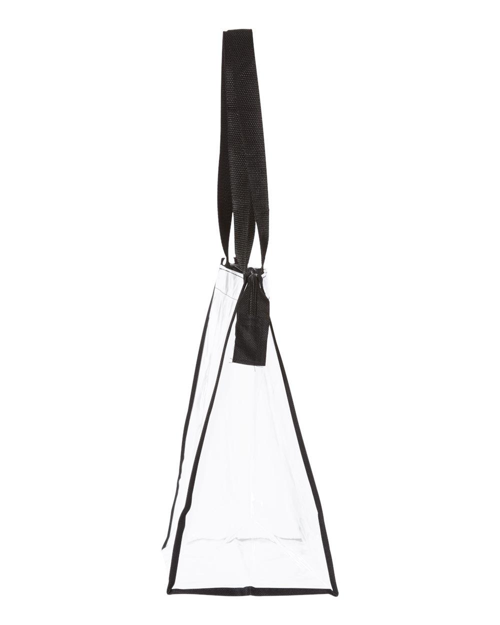 OAD5006 OAD Clear Zippered Tote with Full Gusset - Siide Image