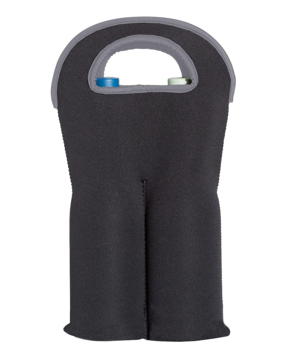 OAD020 OAD Neoprene Double Wine Tote - Back Image