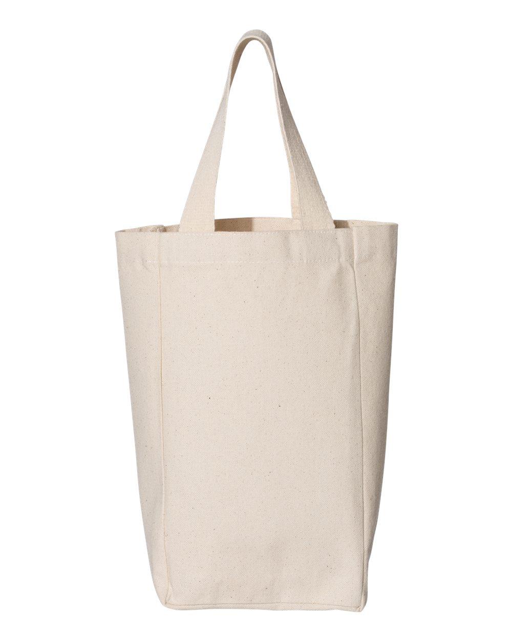 OAD112 OAD Two Bottle Wine Tote - Back Image