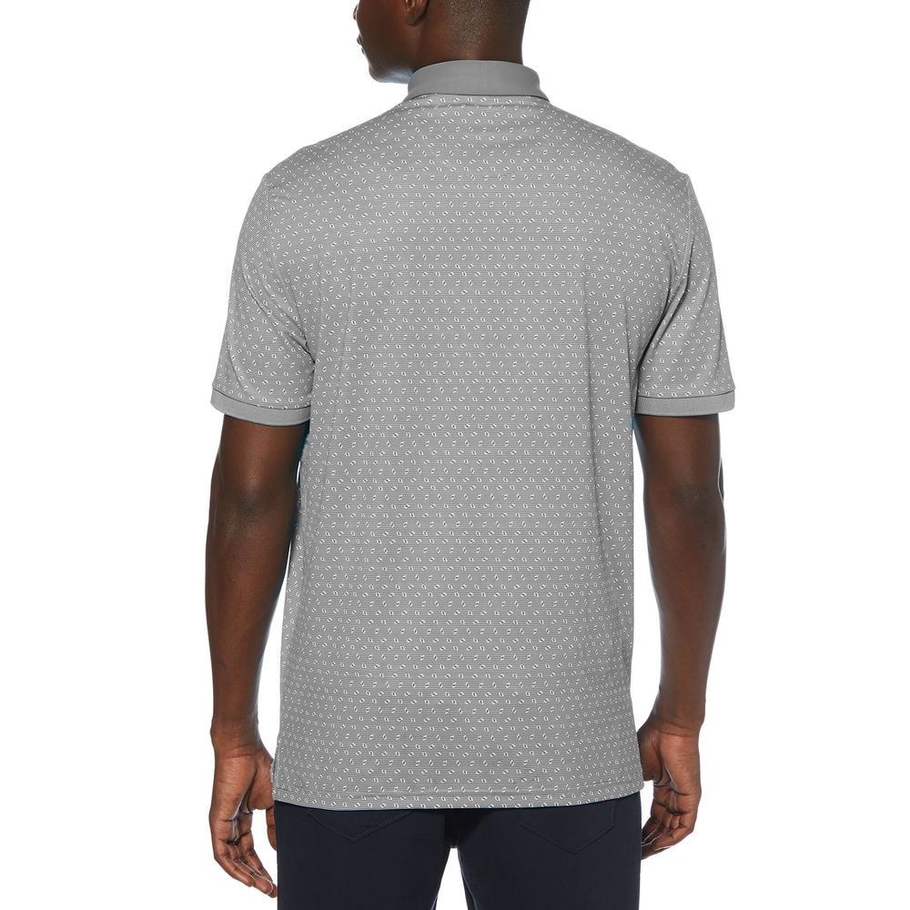 OGKSA025 Original Penguin Geometric Print Polo - Back Image
