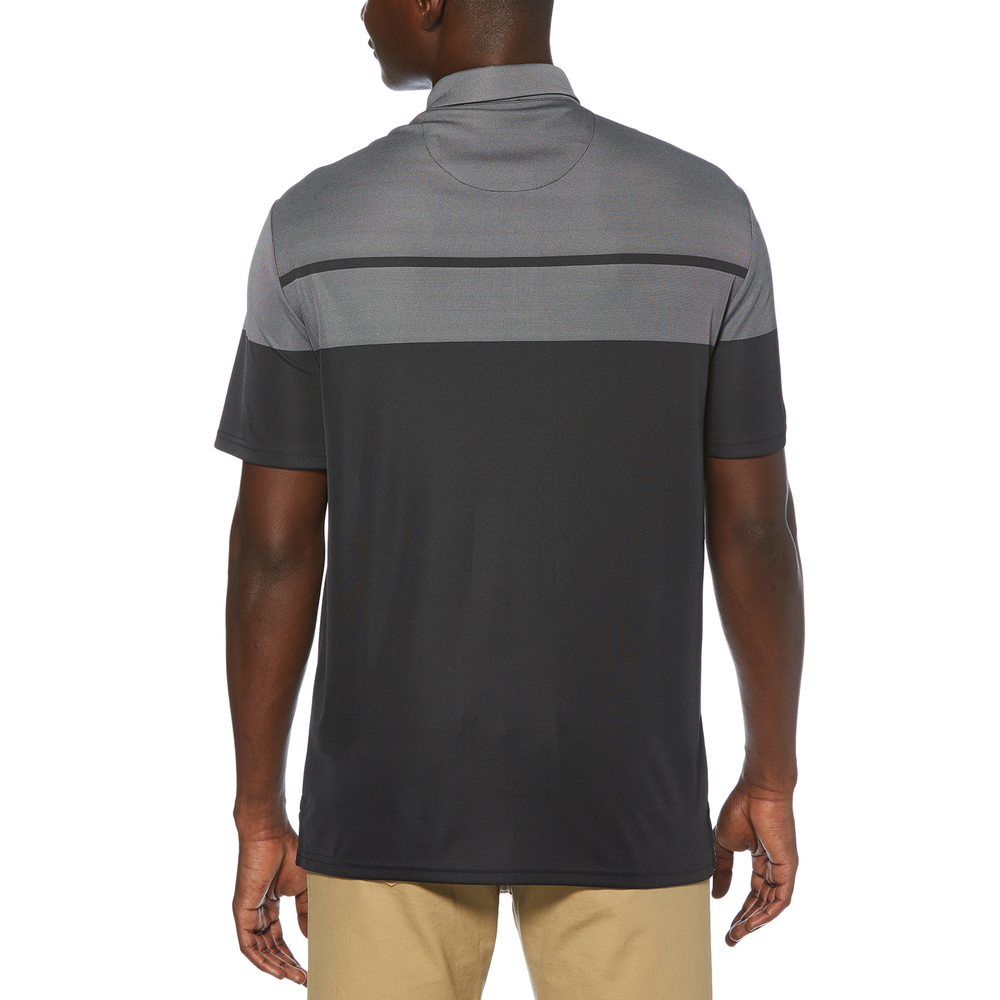OGKSA035 Original Penguin Birdseye Color Block Polo - Back Image