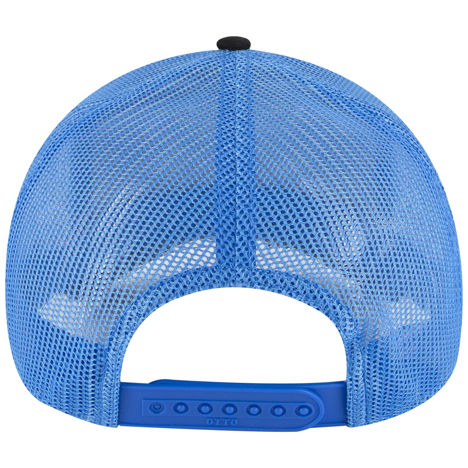 102-664 OTTO CAP 5 Panel Low Profile Mesh Back Trucker Hat - Back Image