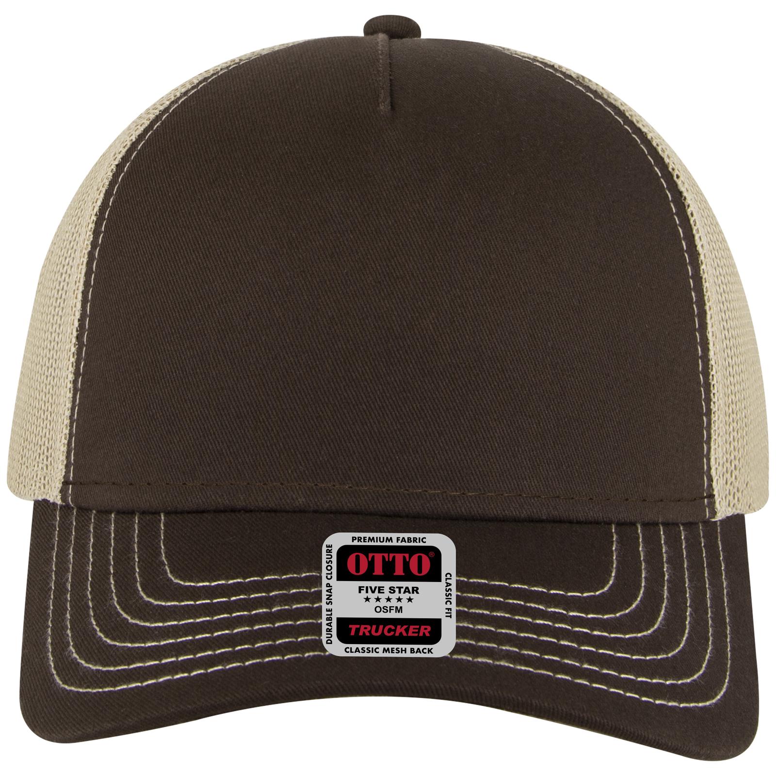 102-664 OTTO CAP 5 Panel Low Profile Mesh Back Trucker Hat 102-664 OTTO CAP 5 Panel Low Profile Mesh Back Trucker Hat