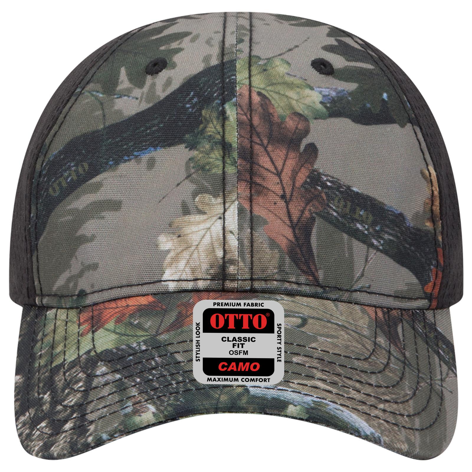 103-1243 OTTO CAP Camouflage 6 Panel Low Profile Baseball Cap Zoom Image