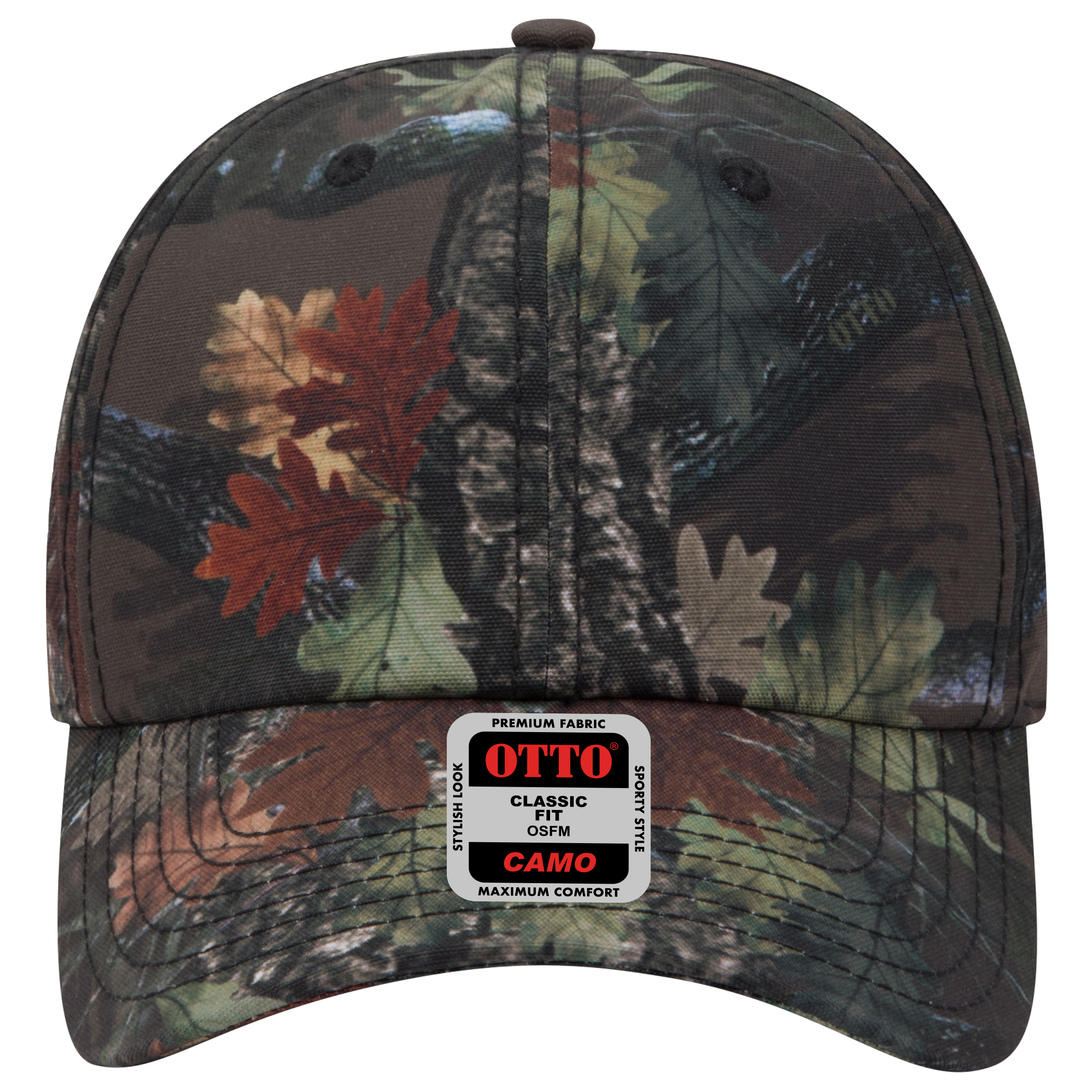 103-1263 OTTO CAP Camouflage 6 Panel Low Profile Baseball Cap Zoom Image