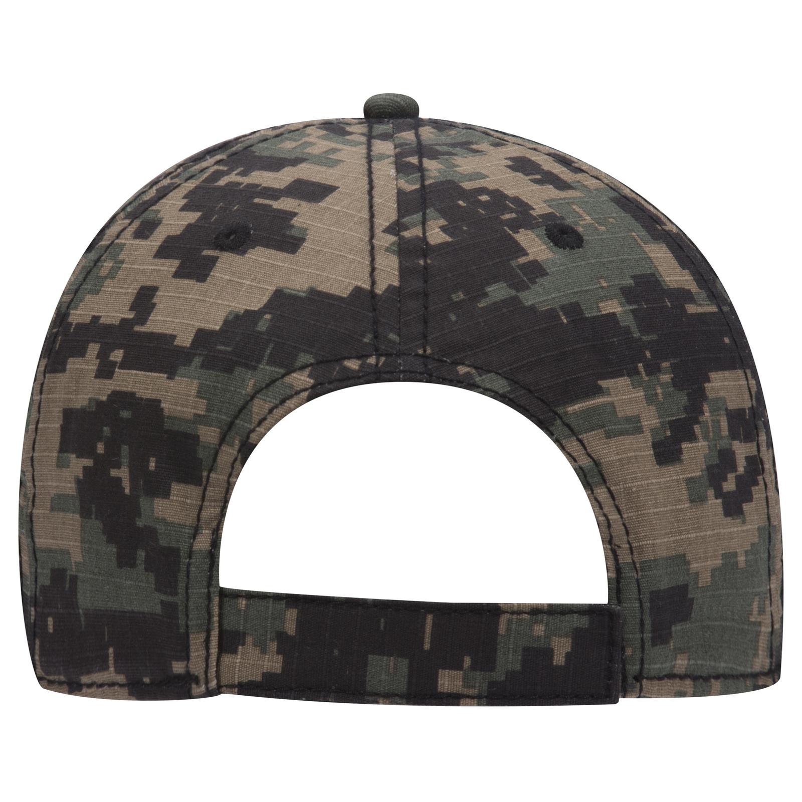 103-713 OTTO CAP Digital Camouflage 6 Panel Low Profile Baseball Cap 103-713 OTTO CAP Digital Camouflage 6 Panel Low Profile Baseball Cap - Back Image