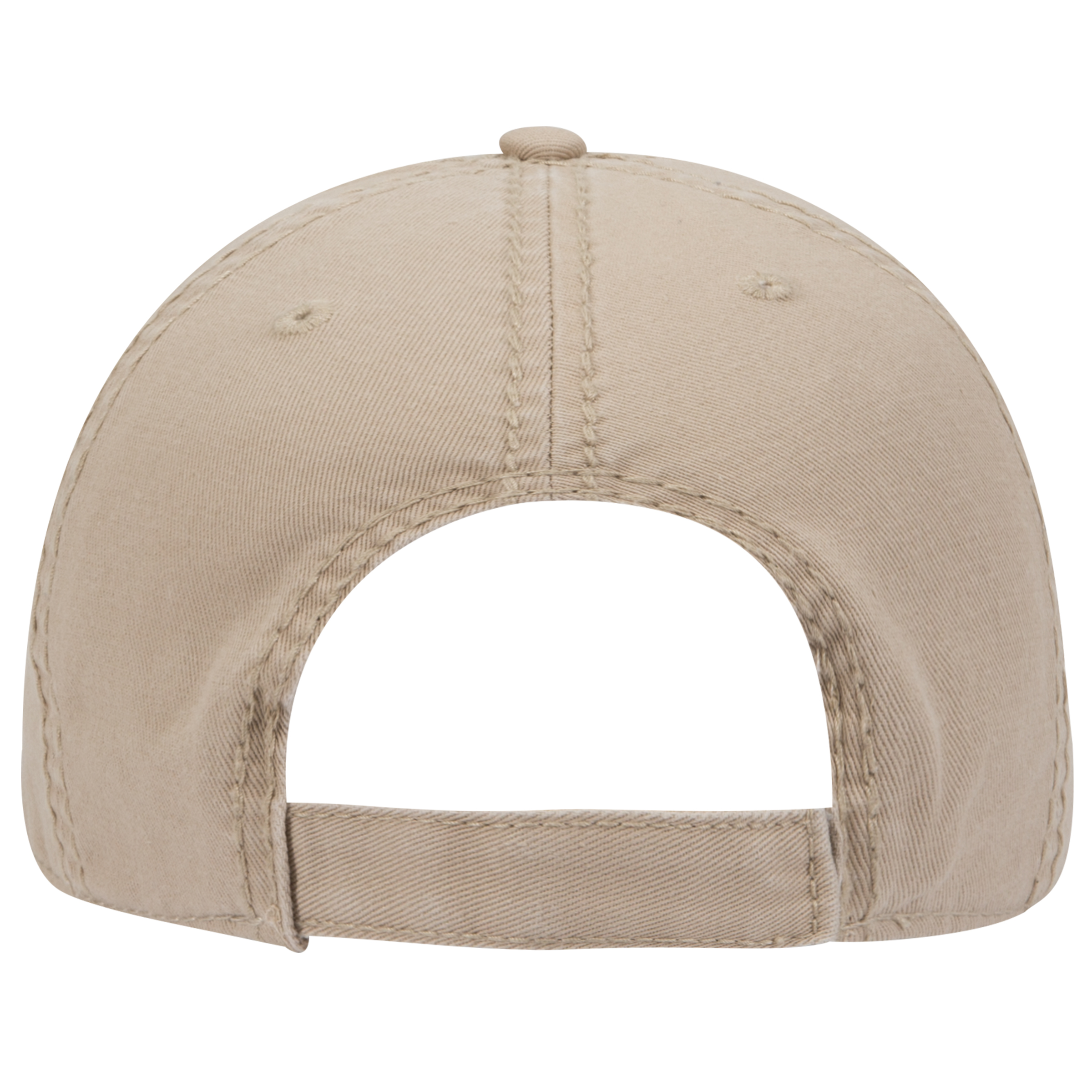 104-1018 OTTO CAP 6 Panel Low Profile Dad Hat - Back Image