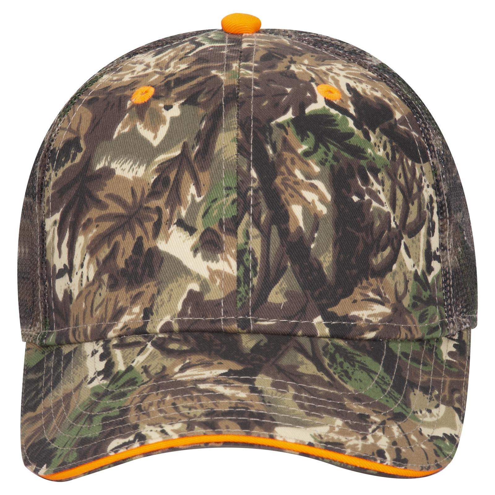 106-752 OTTO CAP Camouflage 6 Panel Low Profile Mesh Back Trucker Hat 106-752 OTTO CAP Camouflage 6 Panel Low Profile Mesh Back Trucker Hat