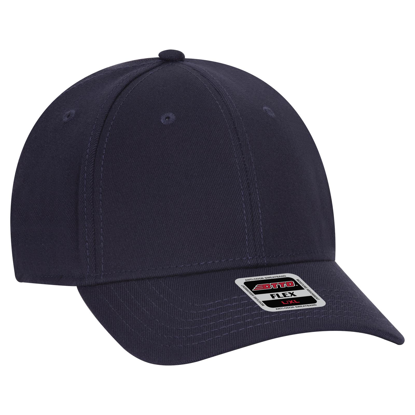 11-1165 OTTO CAP " FLEX" Fitted 6 Panel Low Profile Baseball Cap - Siide Image
