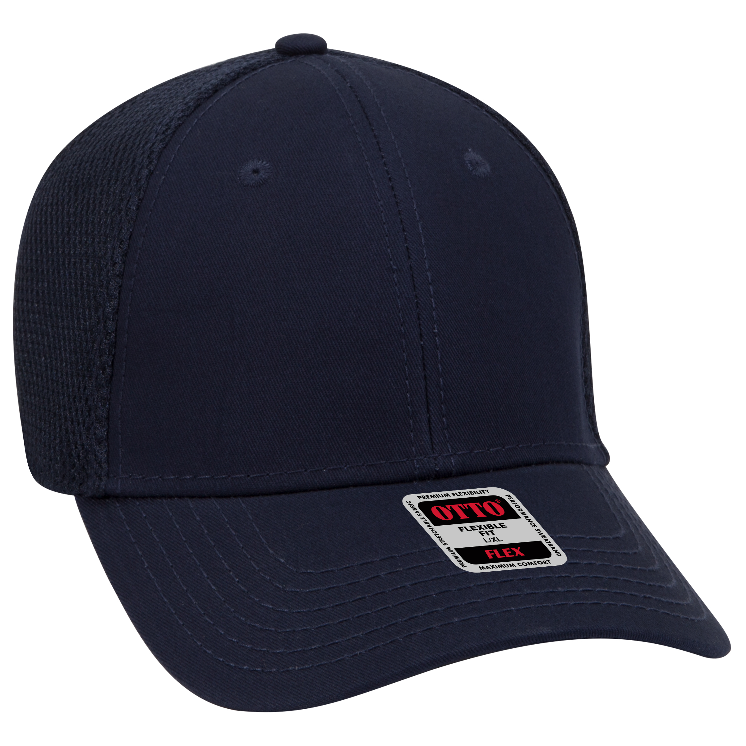11-1169 OTTO CAP " FLEX" Fitted 6 Panel Low Profile Baseball Cap - Siide Image