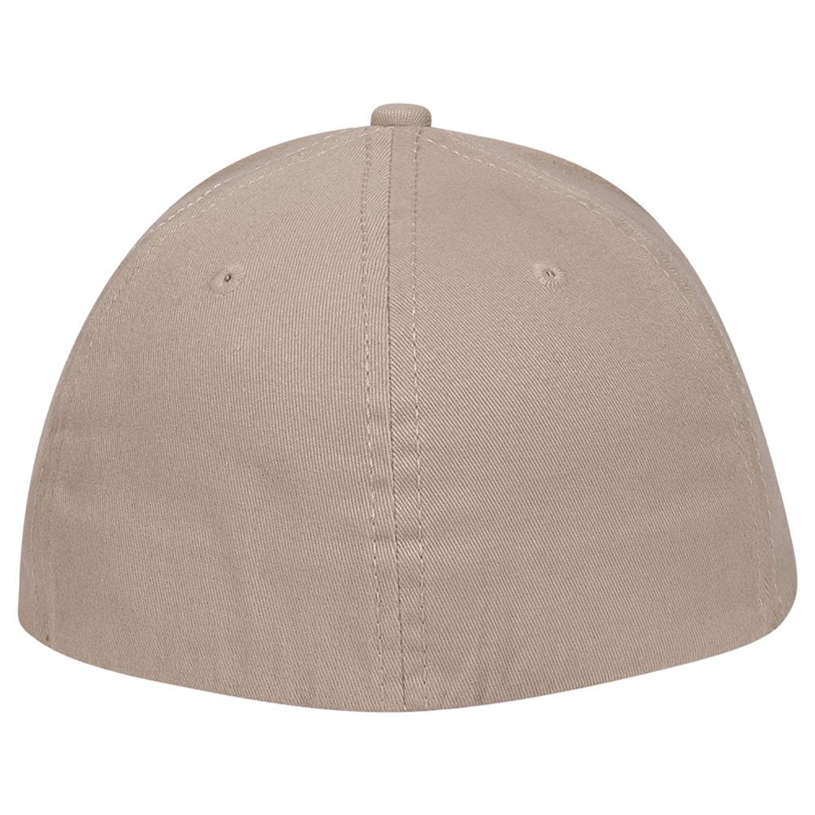 11-421 OTTO CAP " FLEX" Fitted 6 Panel Low Profile Baseball Cap - Back Image