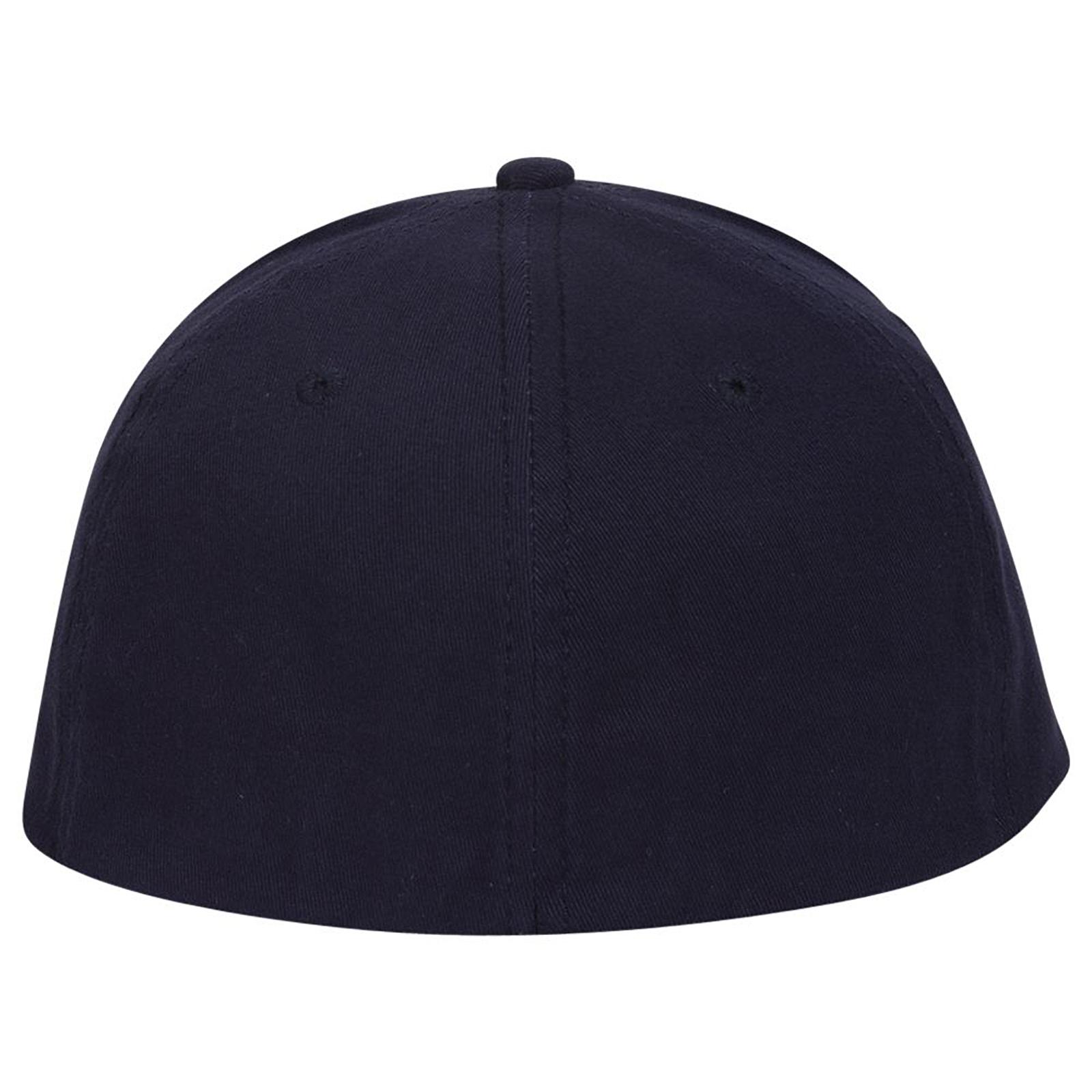 11-421 OTTO CAP " FLEX" Fitted 6 Panel Low Profile Baseball Cap - Back Image