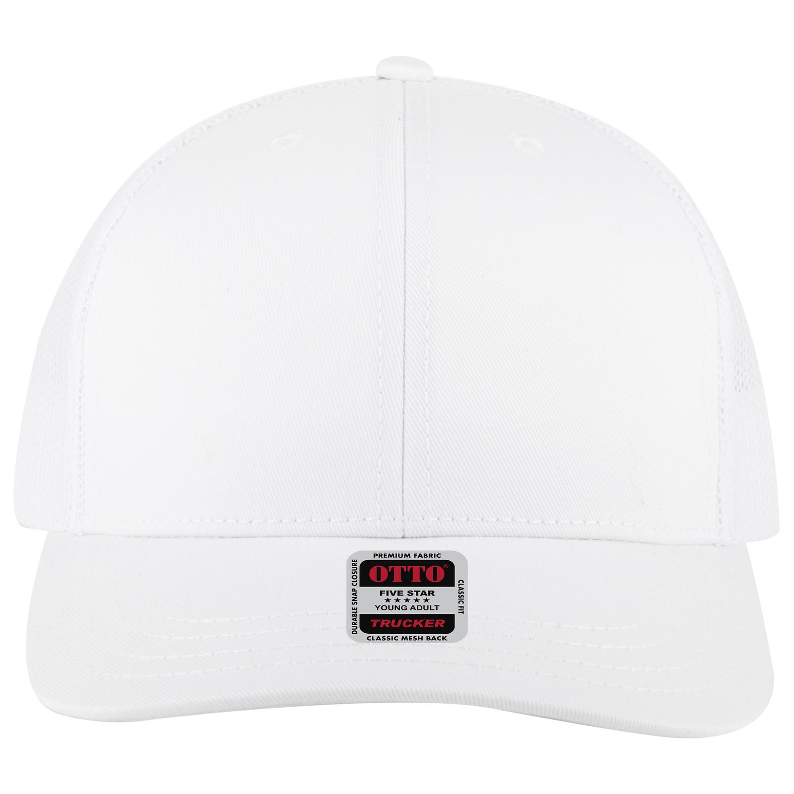 112-1 OTTO CAP 6 Panel Mid Profile Mesh Back Trucker Hat
