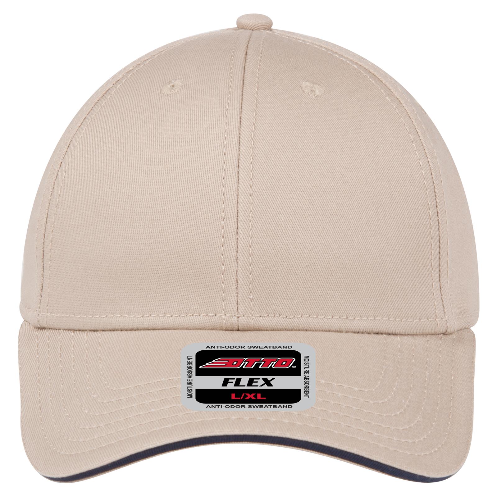 12-1163 OTTO CAP " FLEX" Fitted 6 Panel Low Profile Baseball Cap Zoom Image