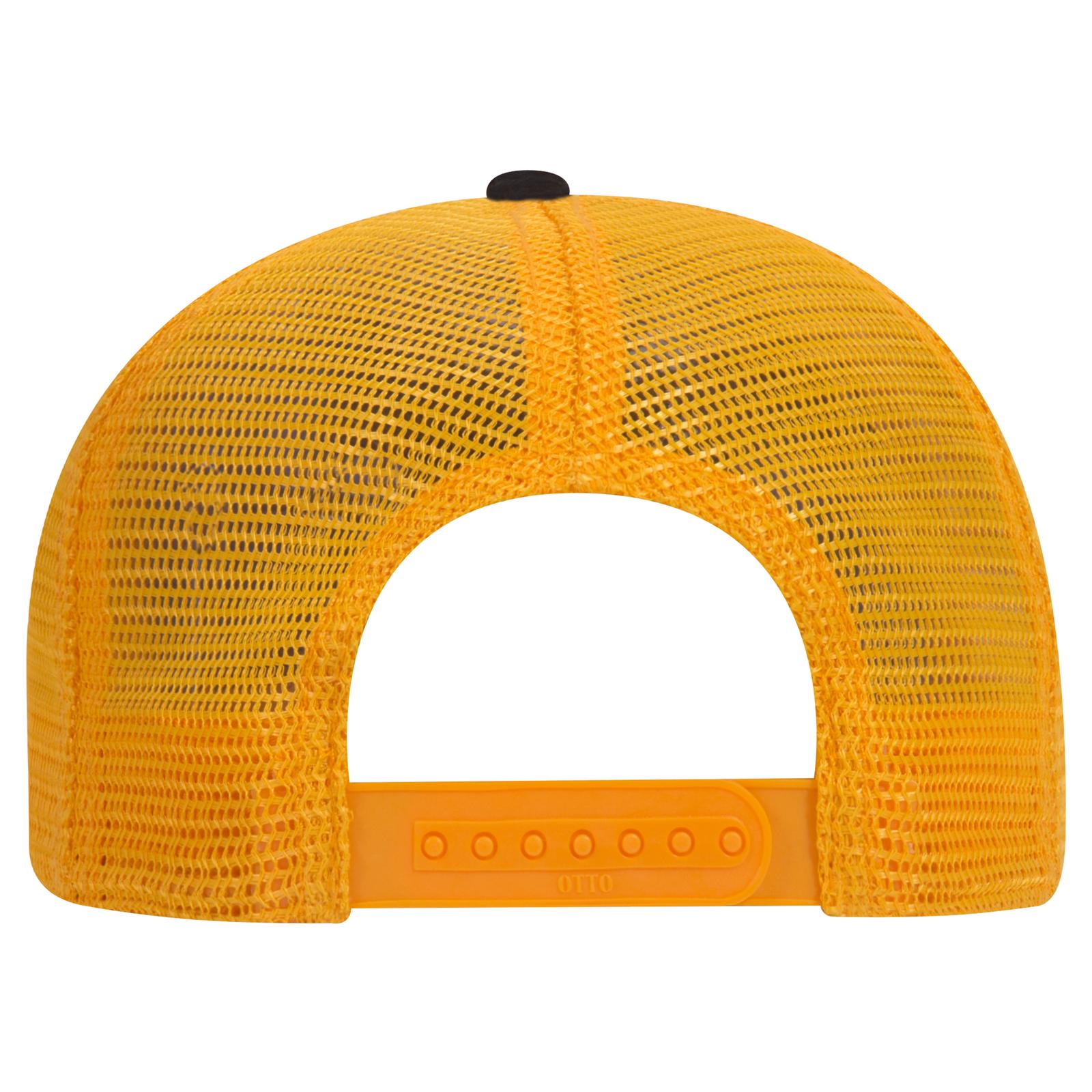 121-858 OTTO CAP 6 Panel Low Profile Mesh Back Trucker Dad Hat 121-858 OTTO CAP 6 Panel Low Profile Mesh Back Trucker Dad Hat - Back Image