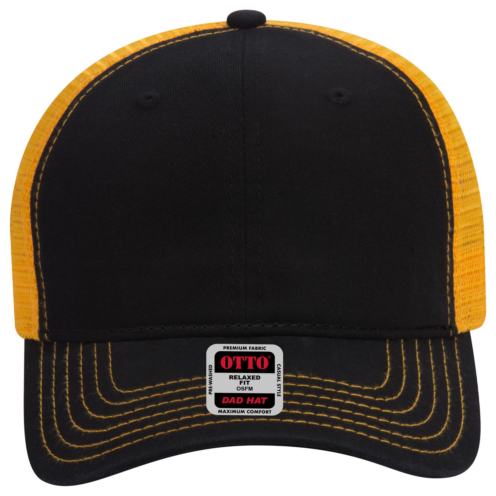 121-858 OTTO CAP 6 Panel Low Profile Mesh Back Trucker Dad Hat 121-858 OTTO CAP 6 Panel Low Profile Mesh Back Trucker Dad Hat