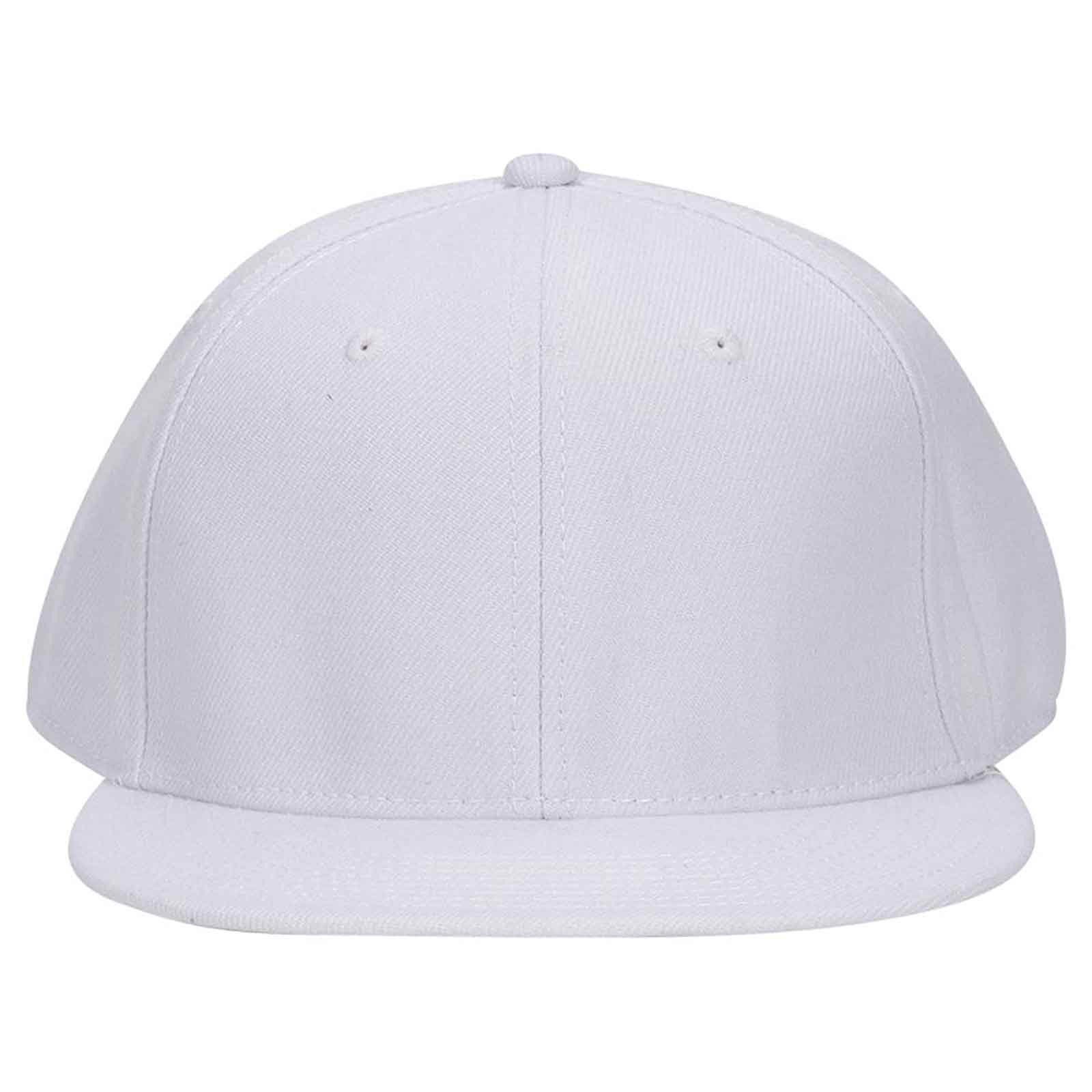 123-969 OTTO CAP " FIT" 6 Panel Mid Profile Flat Visor Baseball Cap
