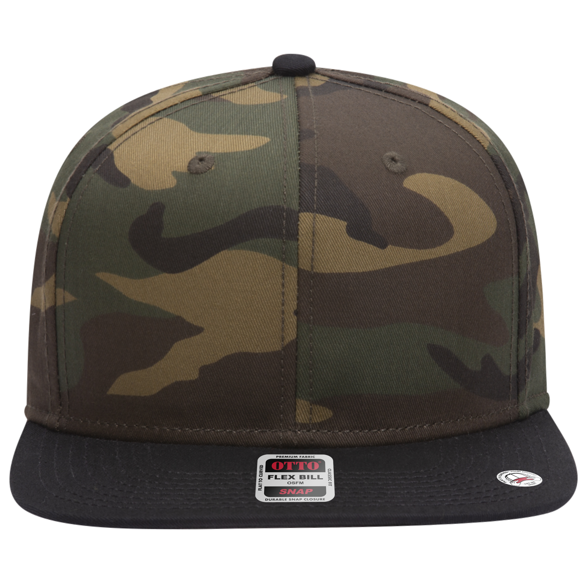125-1038 OTTO CAP “ SNAP” 6 Panel Pro Style Snapback Hat