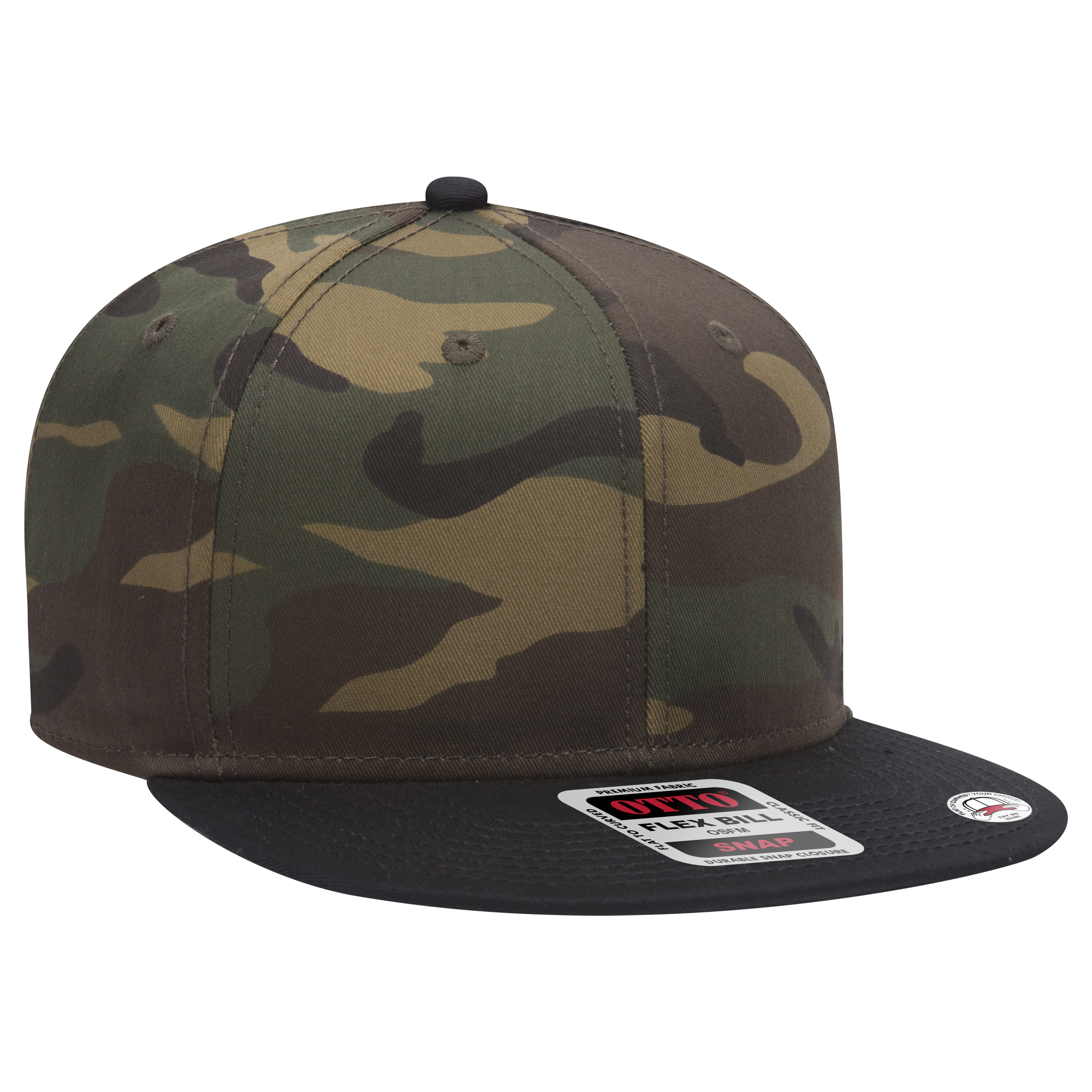 125-1038 OTTO CAP “ SNAP” 6 Panel Pro Style Snapback Hat - Siide Image