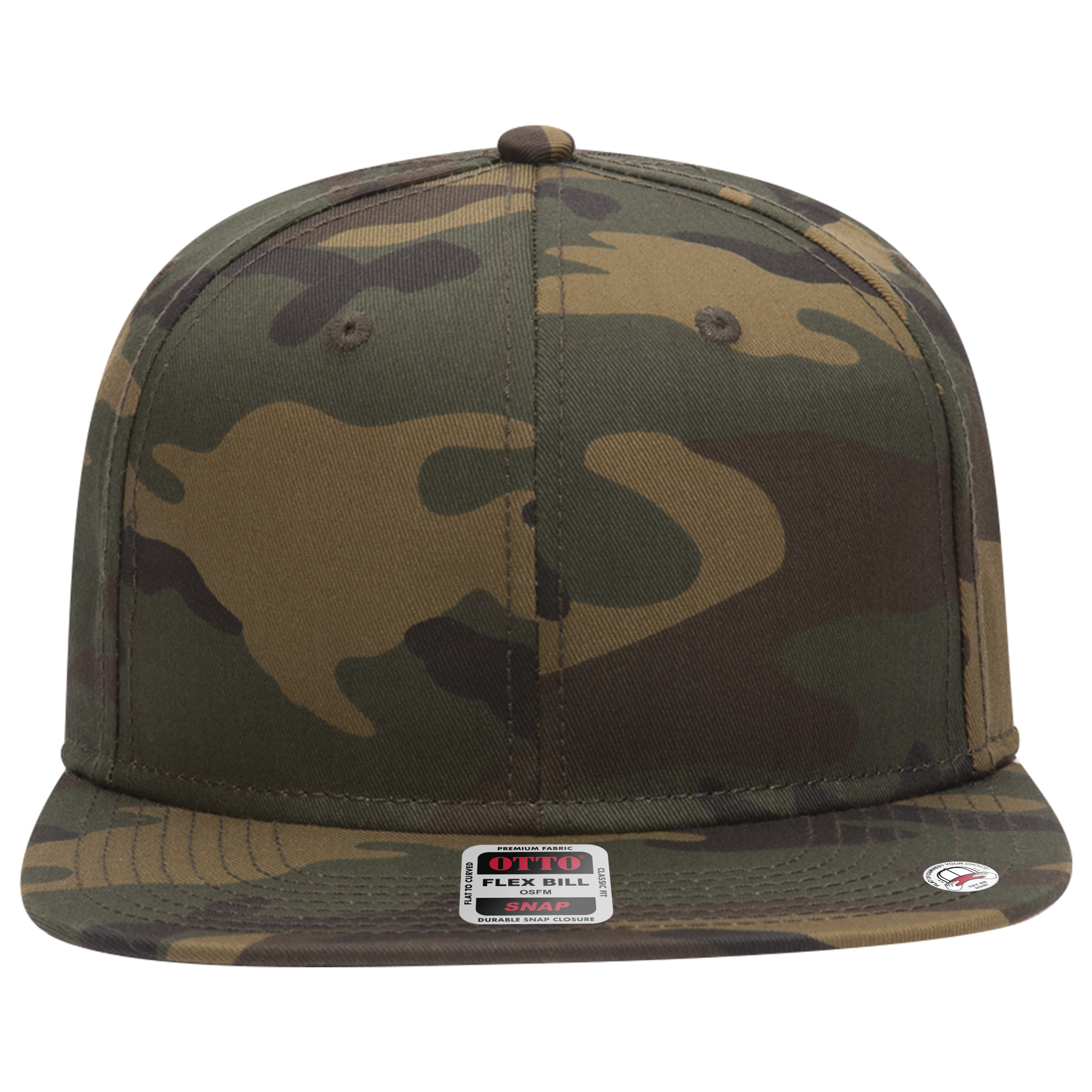 125-1038 OTTO CAP “ SNAP” 6 Panel Pro Style Snapback Hat