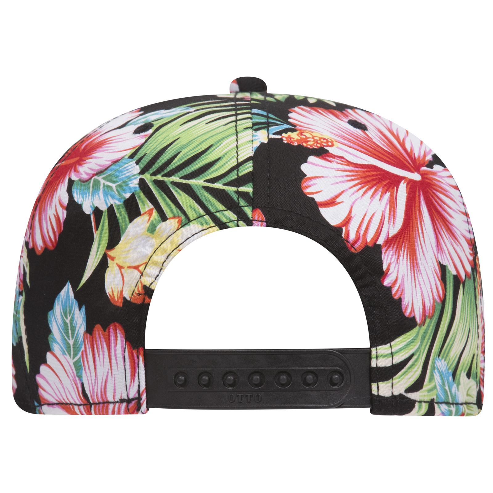 125-1146 OTTO CAP " SNAP" 6 Panel Mid Profile Snapback Hat - Back Image