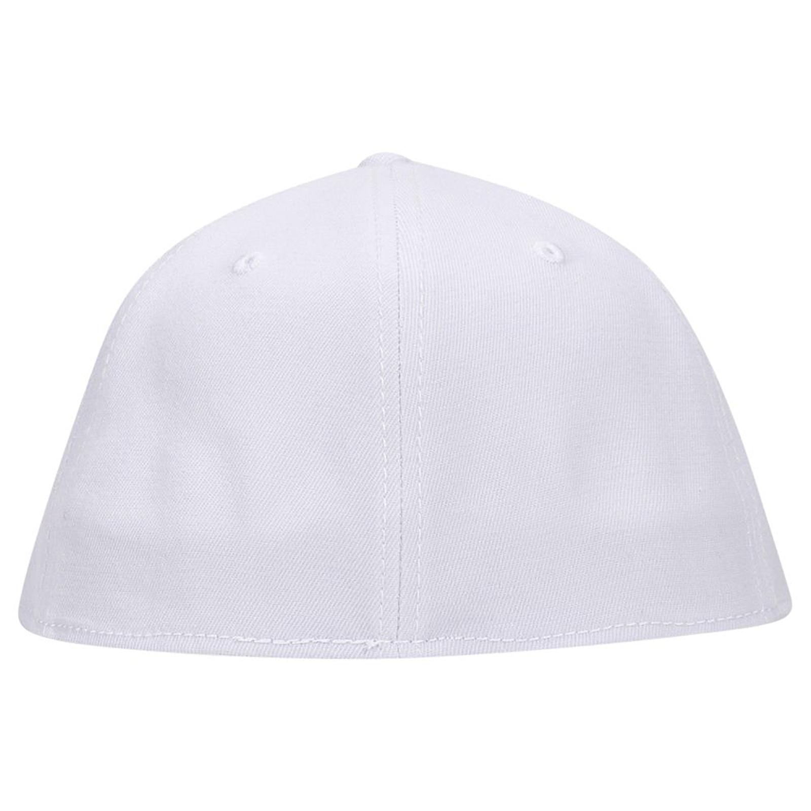 13-1005 OTTO CAP " FLEX" Fitted 6 Panel Mid Profile Baseball Cap - Back Image